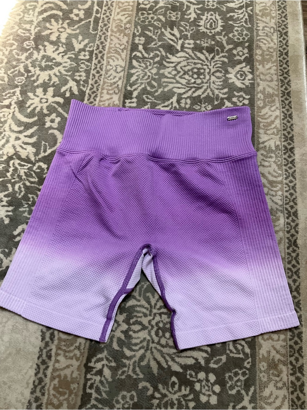 PINK Victoria's Secret Ombre Purple High-Waist Bike Shorts